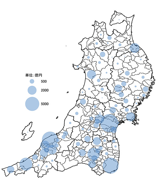 基礎素材型製造業の集積 イメージ